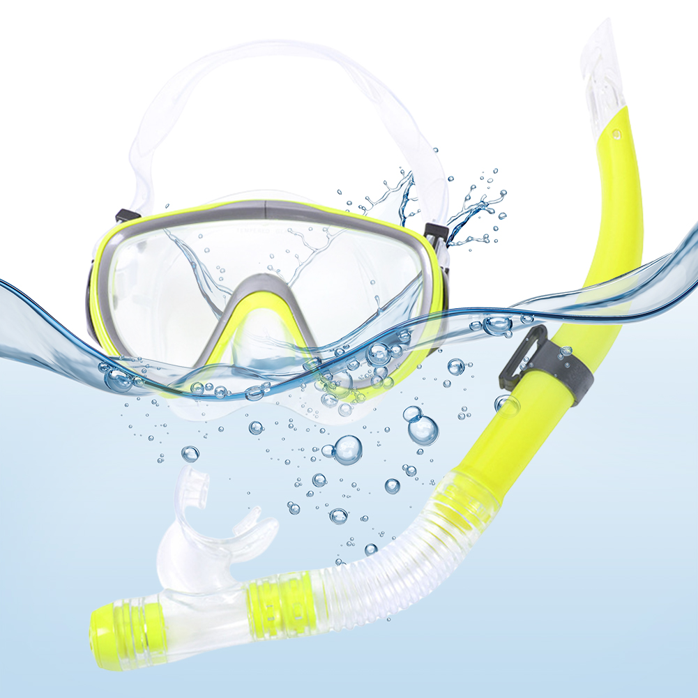 Anti Pollution Mask - Tauchmaske & Schnorchel-Set, verstellbare Tauchmaske, kein
