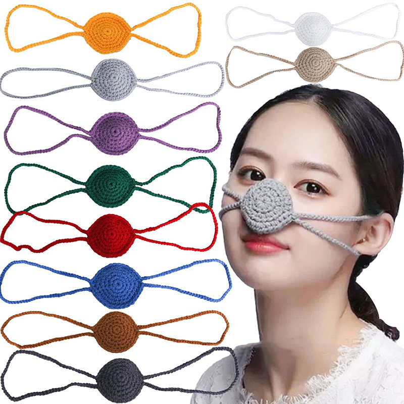 Anti Pollution Mask - Nasenwärmer-Abdeckung, Outdoor-Wärme, Frostschutzmittel, Nasenschutz, Nasenwärmer-Schild für